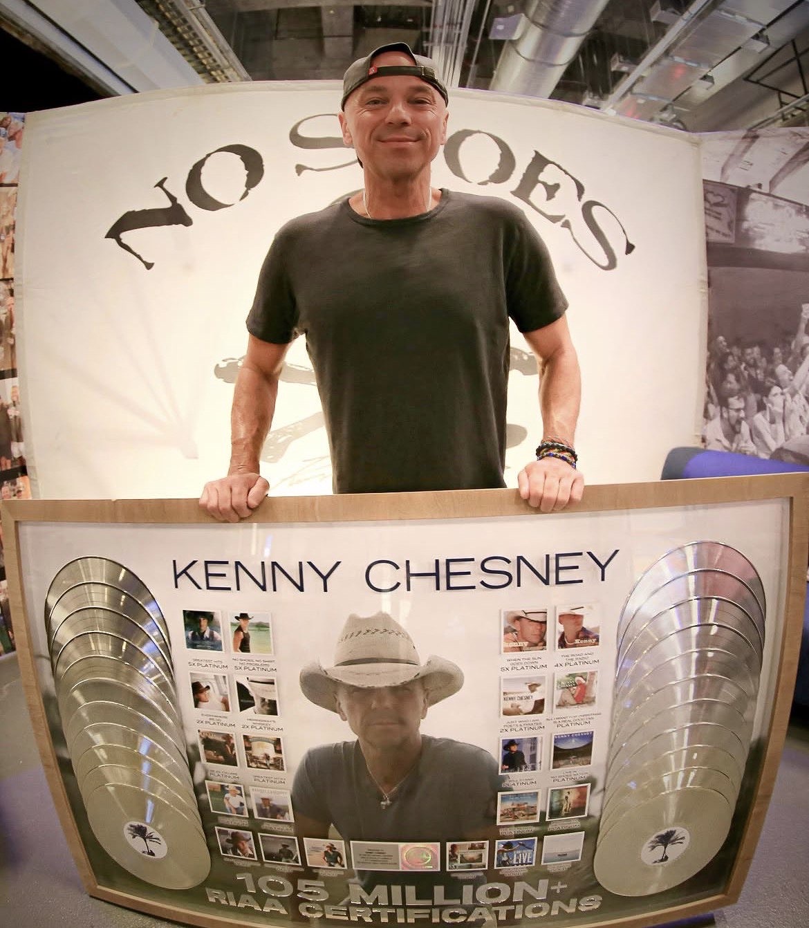 Kenny Chesney with RIAA certifications